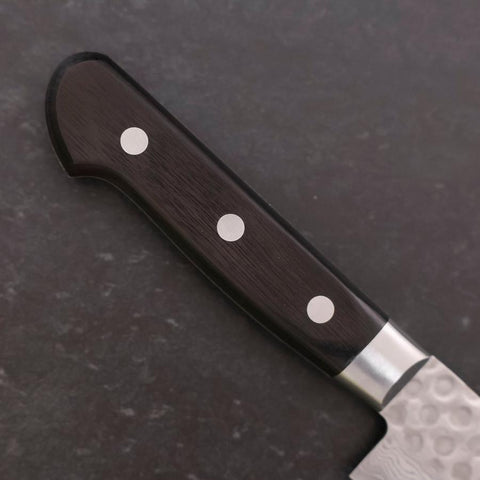 Sujihiki VG-10 Tsuchime Damas Manche Occidental Noir 240mm-[Musashi]-[Couteaux de cuisine japonais]