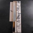 Sujihiki VG-10 Tsuchime Damas Manche Yaki Urushi 240mm-[Musashi]-[Couteaux de cuisine japonais]