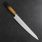 Sujihiki VG-10 Tsuchime Damas Manche Yaki Urushi 240mm-[Musashi]-[Couteaux de cuisine japonais]
