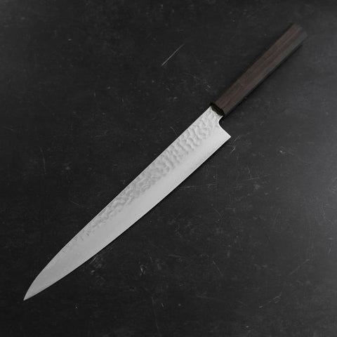Sujihiki VG-10 Tsuchime Damas Manche en Frêne 270mm-[Musashi]-[Couteaux de cuisine japonais]