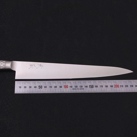 Sujihiki VG-5 Poli Inox Intégral Manche Occidental 240mm-[Musashi]-[Couteaux de cuisine japonais]