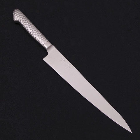 Sujihiki VG-5 Poli Inox Intégral Manche Occidental 240mm-[Musashi]-[Couteaux de cuisine japonais]