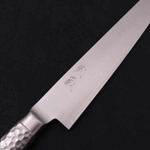 Sujihiki VG-5 Poli Manche Occidental Inox 210mm-[Musashi]-[Couteaux de cuisine japonais]