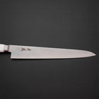 Sujihiki VG-5 Tsuchime Manche Occidental en Marbre Blanc 240mm-[Musashi]-[Couteaux de cuisine japonais]