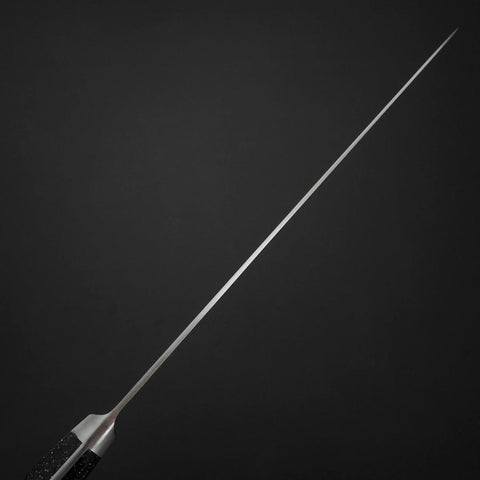 Sujihiki VG-5 Tsuchime Manche Occidental en Marbre Noir 240mm-[Musashi]-[Couteaux de cuisine japonais]