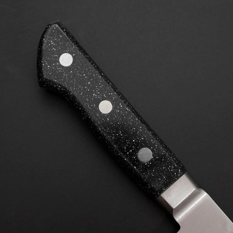 Sujihiki VG-5 Tsuchime Manche Occidental en Marbre Noir 240mm-[Musashi]-[Couteaux de cuisine japonais]