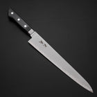 Sujihiki VG-5 Tsuchime Manche Occidental en Marbre Noir 240mm-[Musashi]-[Couteaux de cuisine japonais]