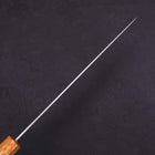 Sujihiki White Steel #1 Polished Manche Yaki Urushi 240mm-[Musashi]-[Couteaux de cuisine japonais]