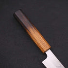Sujihiki White Steel #1 Polished Manche Yaki Urushi 240mm-[Musashi]-[Couteaux de cuisine japonais]