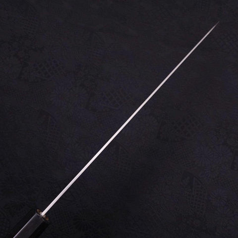 Sujihiki White Steel #1 Revêtement inox Manche en Buffle et Magnolia 240mm-[Musashi]-[Couteaux de cuisine japonais]