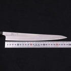 Sujihiki White Steel #1 Revêtement inox Manche en Buffle et Magnolia 240mm-[Musashi]-[Couteaux de cuisine japonais]