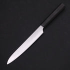 Sujihiki White Steel #2 Super Poli Manche en Buffle et Ébène 170mm-[Musashi]-[Couteaux de cuisine japonais]