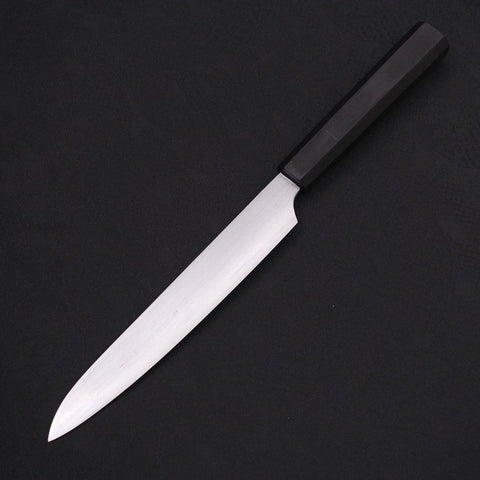 Sujihiki White Steel #2 Super Poli Manche en Buffle et Ébène 170mm-[Musashi]-[Couteaux de cuisine japonais]