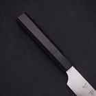 Sujihiki White Steel #2 Super Poli Manche en Buffle et Ébène 170mm-[Musashi]-[Couteaux de cuisine japonais]