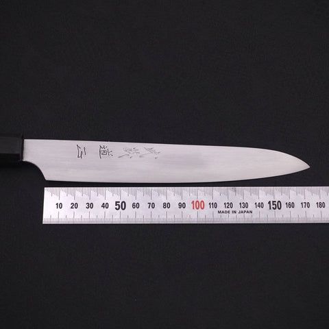 Sujihiki White Steel #2 Super Poli Manche en Buffle et Ébène 170mm-[Musashi]-[Couteaux de cuisine japonais]