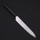Sujihiki White Steel #2 Super Poli Manche en Buffle et Ébène 170mm-[Musashi]-[Couteaux de cuisine japonais]