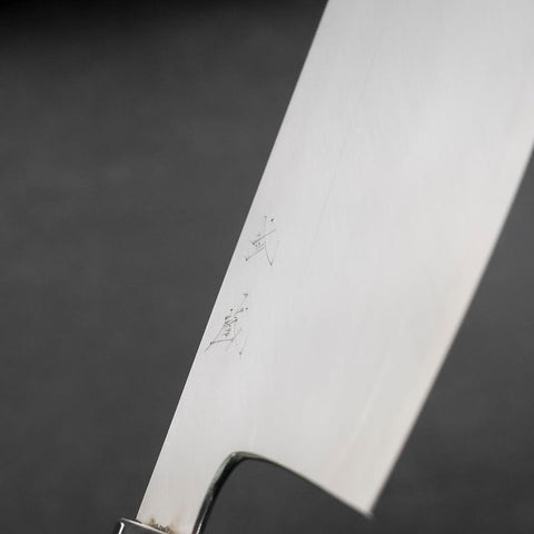 Sushikiri White Steel #2 Hon-Kasumi Manche en Buffle et Magnolia 240mm-[Musashi]-[Couteaux de cuisine japonais]