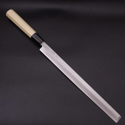 Takohiki Blue Steel #2 Kasumi Manche en Buffle et Magnolia 270mm-[Musashi]-[Couteaux de cuisine japonais]