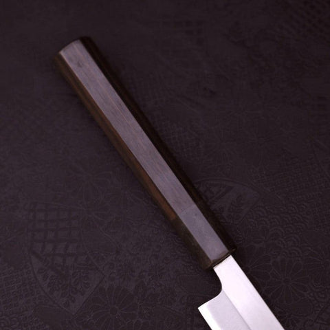 Takohiki Blue Steel #2 Revêtement Inox Manche en Buffle et Ébène 360mm-[Musashi]-[Couteaux de cuisine japonais]