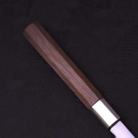 Takohiki White Steel #1 Manche en Noyer 300mm-[Musashi]-[Couteaux de cuisine japonais]