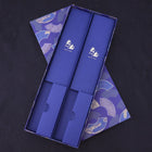 Traditional Blue Washi Gift Wrapping Knife Set Box-[Musashi]-[Japanese-Kitchen-Knives]