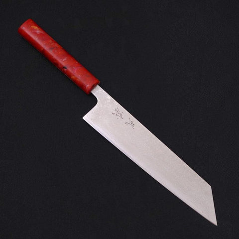 Tsushima Knife Kiritsuke VG-10 Damas Océan Red Handle 210mm-[Musashi]-[Couteaux de cuisine japonais]