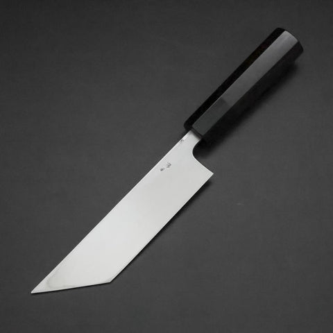 Unagisaki (Edo) Blue Steel #1 Hon-Kasumi Manche en Buffle et Ébène 150mm-[Musashi]-[Couteaux de cuisine japonais]