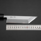 Unagisaki (Edo) Blue Steel #1 Hon-Kasumi Manche en Buffle et Ébène 150mm-[Musashi]-[Couteaux de cuisine japonais]