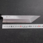 Unagisaki (Edo) Blue Steel #1 Hon-Kasumi Manche en Buffle et Bois de Teck 210mm-[Musashi]-[Couteaux de cuisine japonais]