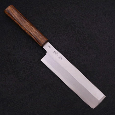 Usuba (Kanto) Blue Steel #2 Kasumi Manche Sumi Urushi 165mm-[Musashi]-[Couteaux de cuisine japonais]