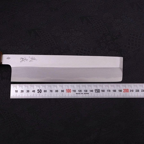 Usuba (Kanto) Blue Steel #2 Kasumi Manche Sumi Urushi 210mm-[Musashi]-[Couteaux de cuisine japonais]
