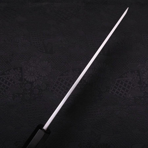 Usuba (Kanto) Blue Steel #2 Suminagashi Manche en Buffle et Ébène 180mm-[Musashi]-[Couteaux de cuisine japonais]
