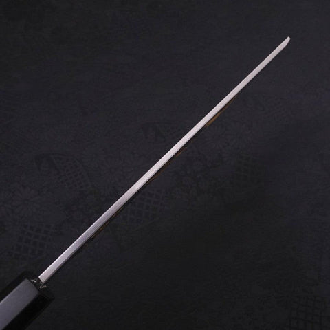 Usuba (Kanto) White Steel #2 Kasumi Chokin Phoenix-Sakura Manche en Buffle et Ébène 180mm-[Musashi]-[Couteaux de cuisine japonais]