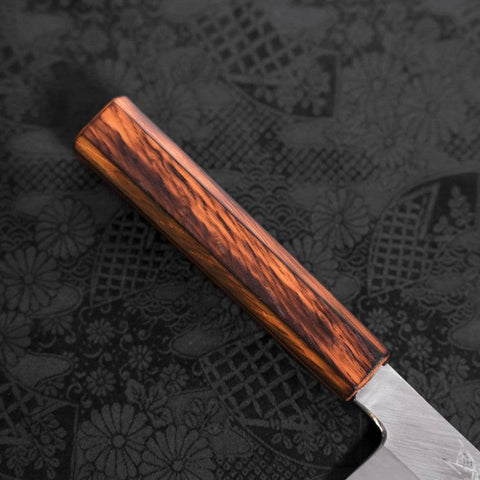Usuba (Kanto) White Steel #2 Kasumi Manche Sumi Urushi 180mm-[Musashi]-[Couteaux de cuisine japonais]