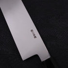 Usuba(Kanto) Honyaki Silver Steel #3 Miroir Manche en Buffle et Ébène 180mm-[Musashi]-[Couteaux de cuisine japonais]
