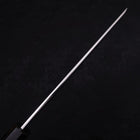 Usuba(Kanto) Honyaki Silver Steel #3 Miroir Manche en Buffle et Ébène 180mm-[Musashi]-[Couteaux de cuisine japonais]