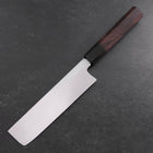 Usuba(Kanto) White Steel #2 Kasumi Manche en Buffle et Ébène 165mm-[Musashi]-[Couteaux de cuisine japonais]