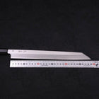 Yanagi Kiritsuke Blue Steel #2 Kasumi Manche en Buffle et Ébène 300mm-[Musashi]-[Couteaux de cuisine japonais]