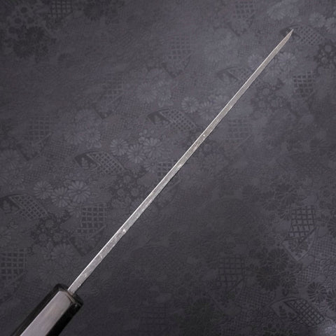 Yanagi Kiritsuke Blue Steel #2 Kurouchi Manche en Buffle et Ébène 240mm-[Musashi]-[Couteaux de cuisine japonais]