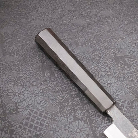 Yanagi Kiritsuke Blue Steel #2 Kurouchi Manche en Buffle et Ébène 240mm-[Musashi]-[Couteaux de cuisine japonais]