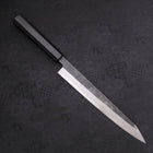 Yanagi Kiritsuke Blue Steel #2 Kurouchi Manche en Buffle et Ébène 240mm-[Musashi]-[Couteaux de cuisine japonais]