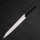 Yanagi Kiritsuke Blue Steel #2 Kurouchi Manche en Buffle et Ébène 270mm-[Musashi]-[Couteaux de cuisine japonais]