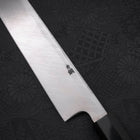 Yanagi Kiritsuke Blue Steel #2 Kurouchi Manche en Buffle et Ébène 270mm-[Musashi]-[Couteaux de cuisine japonais]