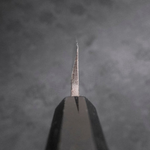 Yanagi Kiritsuke Blue Steel #2 Kurouchi Manche en Buffle et Ébène 270mm-[Musashi]-[Couteaux de cuisine japonais]