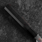 Yanagi Kiritsuke Blue Steel #2 Miroir Manche en Buffle et Ébène 265mm-[Musashi]-[Couteaux de cuisine japonais]