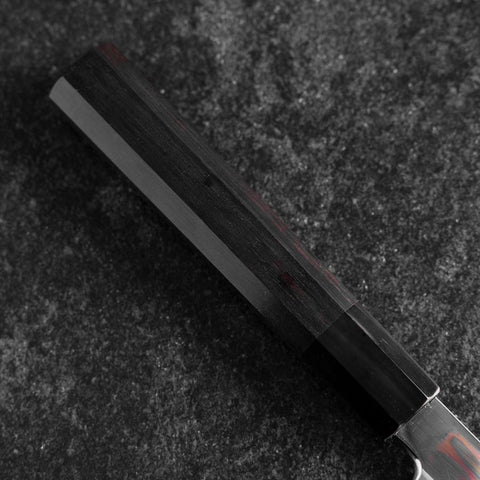 Yanagi Kiritsuke Blue Steel #2 Miroir Manche en Buffle et Ébène 265mm-[Musashi]-[Couteaux de cuisine japonais]