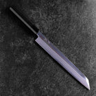 Yanagi Kiritsuke Blue Steel #2 Miroir Manche en Buffle et Ébène 265mm-[Musashi]-[Couteaux de cuisine japonais]