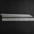 Yanagi Kiritsuke Blue Steel #1 Suminagashi Buffalo Ebony Handle With Sheath 300mm-[Musashi]-[Japanese-Kitchen-Knives]