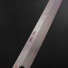 Yanagi Kiritsuke Silver Steel #3 Damas Miroir Manche en Buffle et Bois de Teck 300mm-[Musashi]-[Couteaux de cuisine japonais]