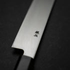 Yanagi Kiritsuke Silver Steel #3 Kasumi Manche en Buffle et Bois de Teck 300mm-[Musashi]-[Couteaux de cuisine japonais]